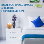 Allin Exporters PY045-LW 130 ml USB Mini Ultrasonic Humidifier Portable Essential Oil Aroma Diffuser with RGB LED Colors for Car, Office Cabin and Small Rooms