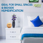 Allin Exporters PY006-LW 130 ml USB Mini Ultrasonic Humidifier Portable Essential Oil Aroma Diffuser with 3 LED Colors for Car, Office Cabin and Small Rooms