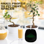 Allin Exporters 306-BW Ultrasonic Humidifier & Essential Oil Aroma Diffuser with Timer and 7 Colorful LED Light Modes (500 ml, Black Wood)