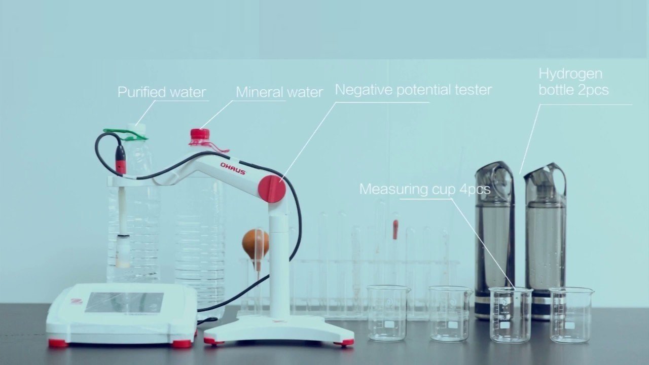 Portable Hydrogen Rich Water Ionizer Maker Transparent Water Bottle Sipper - 500 ML