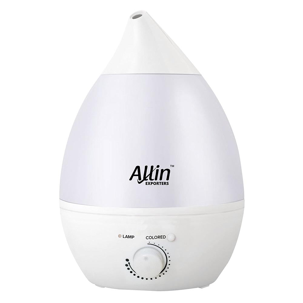 Allin Exporters Ultrasonic Humidifier and Purifier Cool Mist with LED Light (2.4L, Pink)