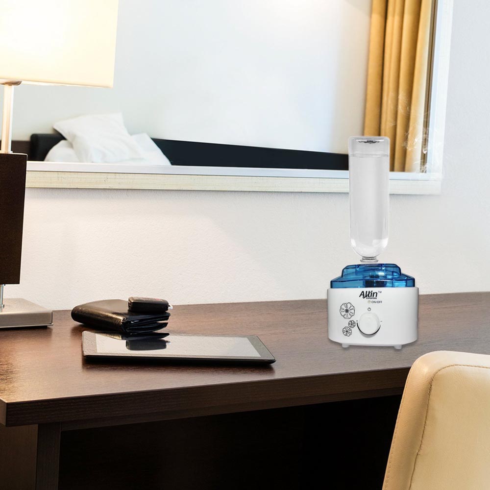 Allin Exporters DT-UHWB7 Cool Mist Ultrasonic Humidifier Air Purifier for Use with Water Bottle