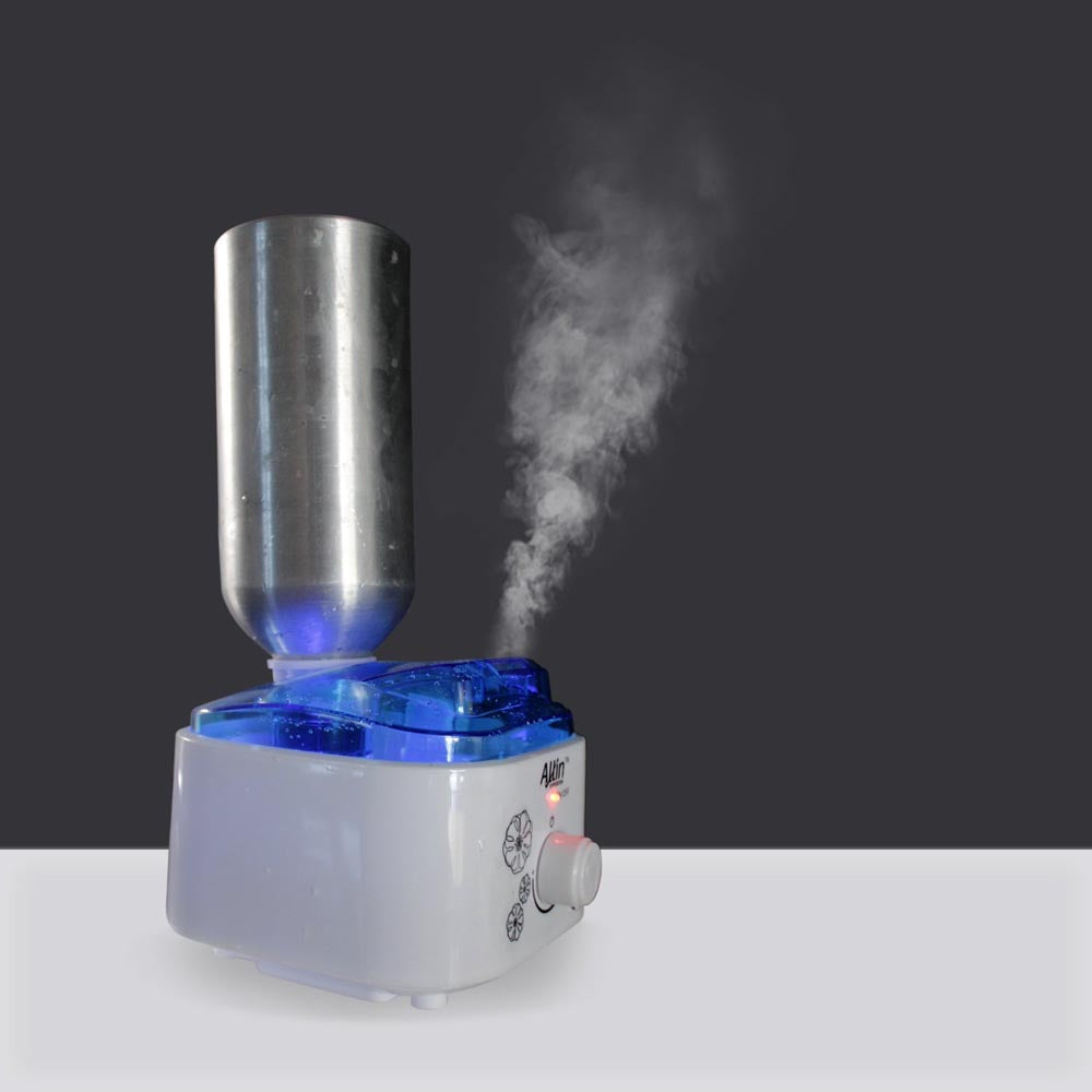 Allin Exporters DT-UHWB7 Cool Mist Ultrasonic Humidifier Air Purifier for Use with Water Bottle