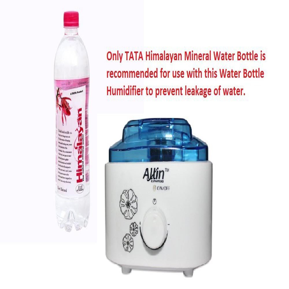 Allin Exporters DT-UHWB7 Cool Mist Ultrasonic Humidifier Air Purifier for Use with Water Bottle