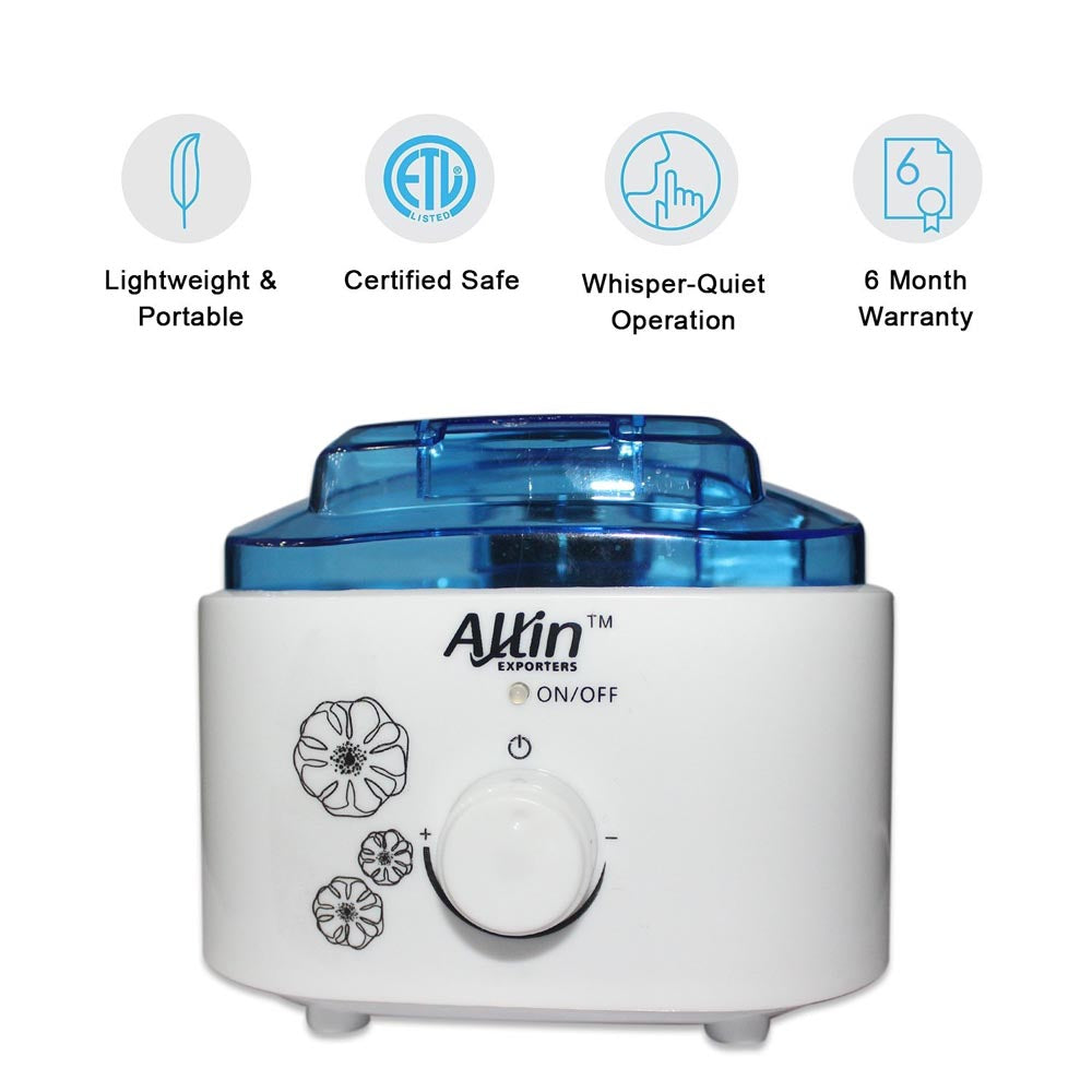 Allin Exporters DT-UHWB7 Cool Mist Ultrasonic Humidifier Air Purifier for Use with Water Bottle