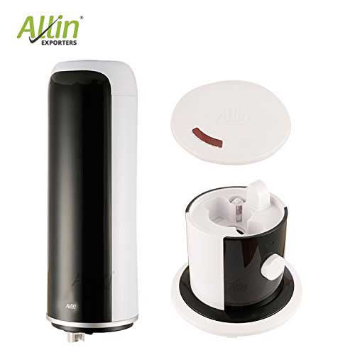 Tower Shape Cool Mist Ultrasonic Humidifier with Mist Level Control and Automatic Shut-Off for Big Size Rooms (4 L, Black)