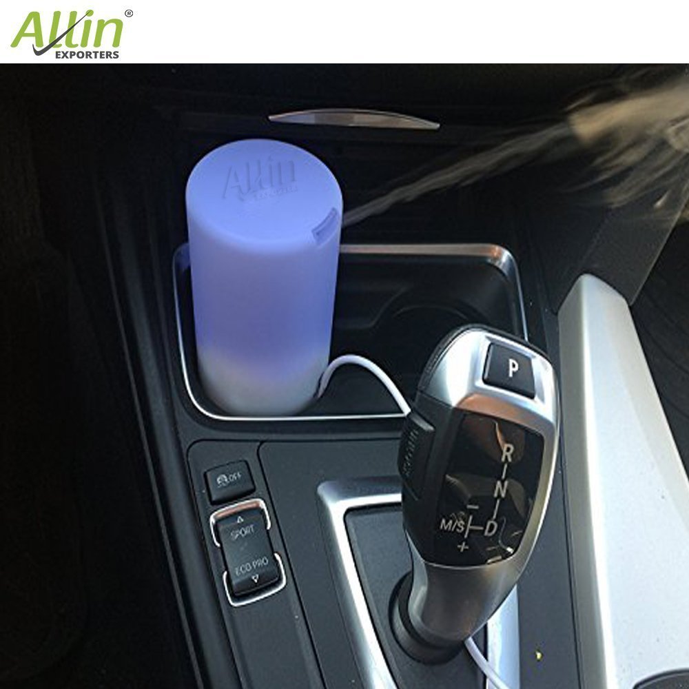 USB Based Compact 3 in 1 Aroma Diffuser Car Humidifier 50 ml
