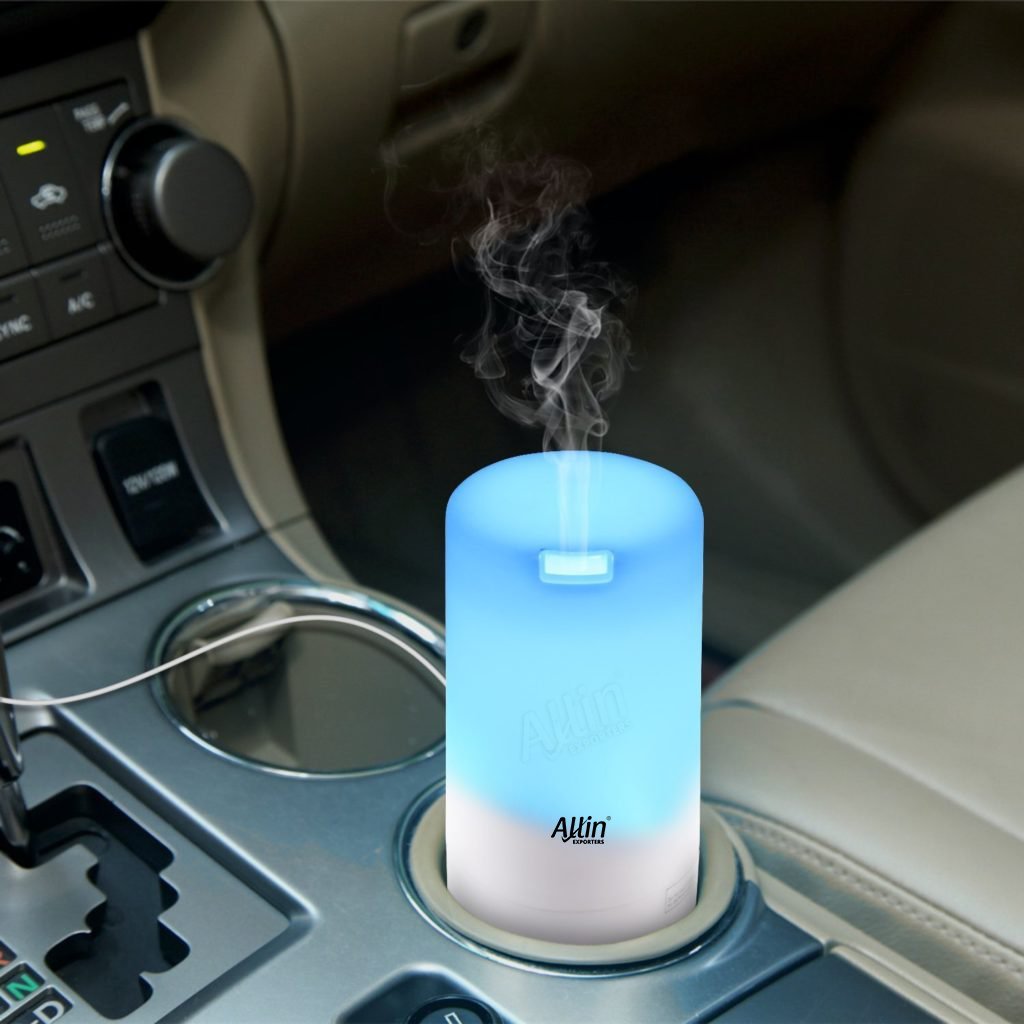 USB Based Compact 3 in 1 Aroma Diffuser Car Humidifier 50 ml