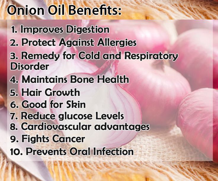 onion oil benefits