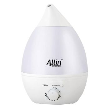 Ultrasonic Humidifier and Purifier - Cool Mist, 2.4 Liters white