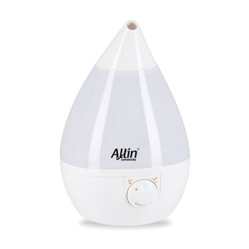 Allin Exporters Cool Mist Ultrasonic Humidifier and Purifier with Auto changing 7 Color LED Lights 1.6 Liter Tank Capacity
