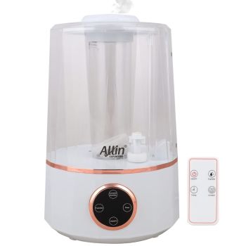 Allin Exporters LP-2112B Ultrasonic Humidifier Cool Mist Air Purifier with Remote Control & Digital LED Display for Dryness, Cold & Cough Large Capacity for Room, Baby, Plants, Bedroom (3.5L)