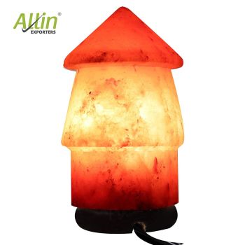 Allin Exporters Natural Himalayan Rock Salt Lamp Decoration and Air Purifying 15 W Indenscent Bulb for Lighting