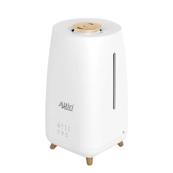 Allin Exporters LH-2029-B Top Fill Ultrasonic Humidifier & Air Purifier with Adjustable Cool Mist, Timer & Waterless Auto-Off Ideal for Home, Bedroom, Office, Baby Room (3.0L, Wooden)