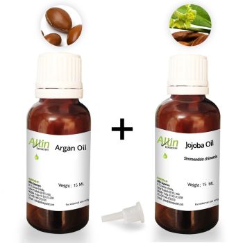 Combo Pack of Imported Moroccan Argan Oil and Jojoba Oil - 15ml Each