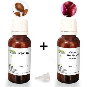 Combo Pack of Imported Moroccan Argan oil & Onion Essential Oil - 15ml Each