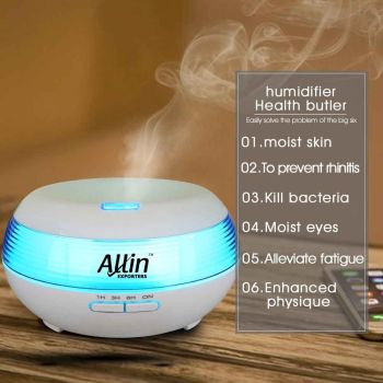 2 in 1 Cool Mist Ultrasonic Aroma Diffuser and air Humidifier (1513) - 300 ML