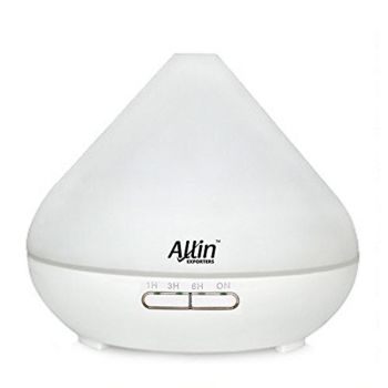 Allin Exporters Ultrasonic Essential Oil Diffuser Aromatherapy Diffuser 300ml, 7 Color LED Lights - (1516)