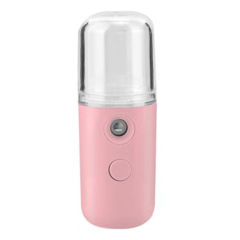 Allin Exporters JSQ-S1 Nano Mist Face Sprayer Rechargeable Portable Mini Facial Humidifier Mister Steamer Handy Spray for Skin Moisturizing & Hydration (30ml, Random Color)