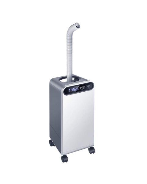 Allin Exporters J-1903 Industrial Humidifier with UV Sterilization Commercial Ultrasonic Air Purifier with Remote Control & Timer for Indoor Office & Home (15L, White & Grey)