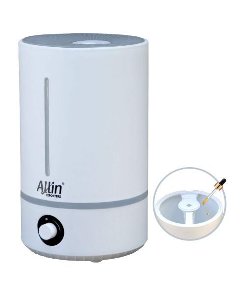 Allin Exporters ZM1807 Cool Mist Ultrasonic Humidifier Overnight Air Purifier with Adjustable Mist & Auto Shut-Off for Home Office Bedroom Baby Room (6.8 L)