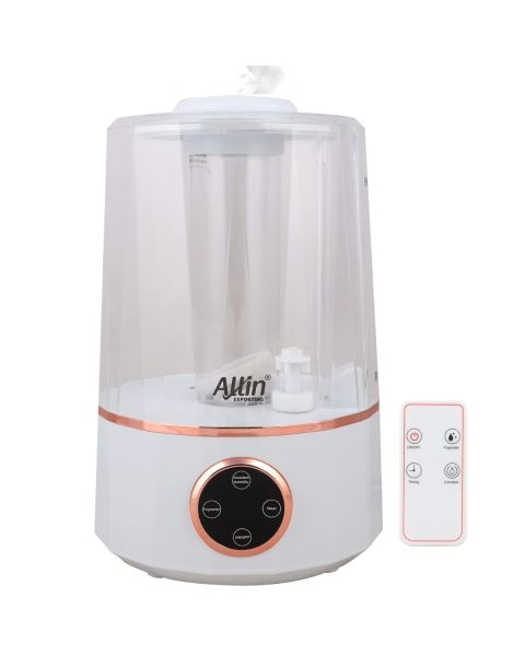 Allin Exporters LP-2112B Ultrasonic Humidifier Cool Mist Air Purifier with Remote Control & Digital LED Display for Dryness, Cold & Cough Large Capacity for Room, Baby, Plants, Bedroom (3.5L)