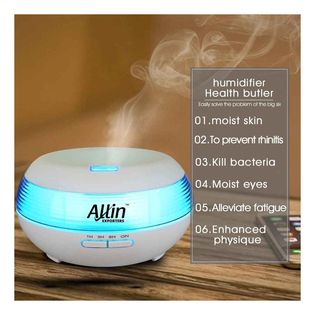 2 in 1 Cool Mist Ultrasonic Aroma Diffuser and air Humidifier 1513 300 ML